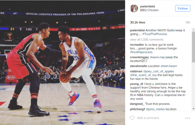 joel-the-process-embiid-on-instagram-another-win-gotta-keep-it-going-trusttheprocess