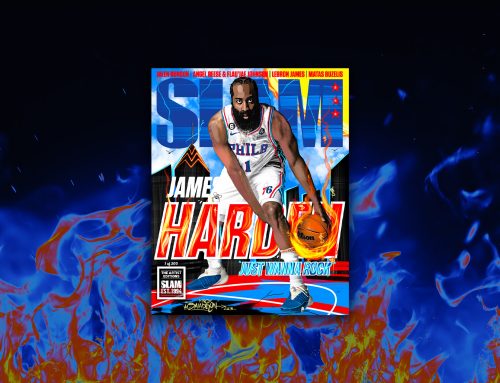 Artist King Saladeen Reimagines James Harden SLAM 243 Cover